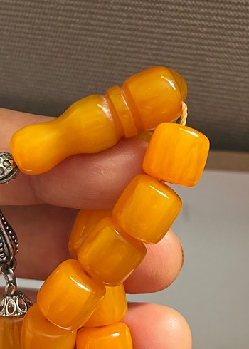 Parlak Turuncu Bohem Erkek Tesbih - Görsel 5