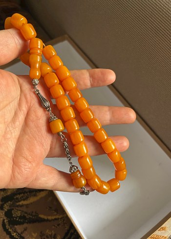 Parlak Turuncu Bohem Erkek Tesbih - Görsel 3
