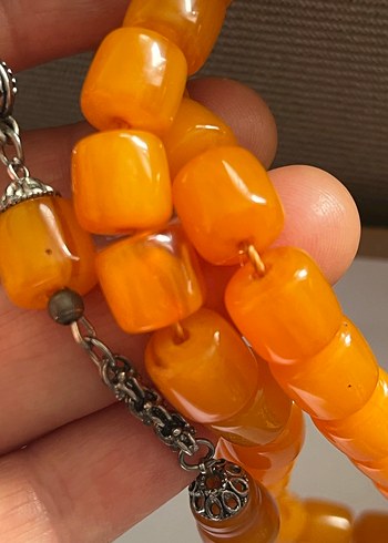 Parlak Turuncu Bohem Erkek Tesbih - Görsel 6