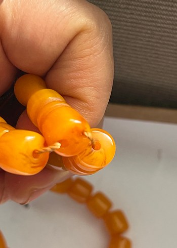 Parlak Turuncu Bohem Erkek Tesbih - Görsel 2