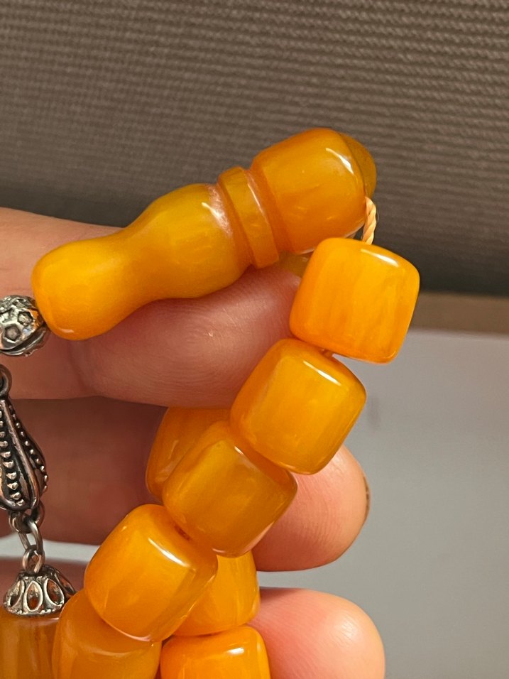 Parlak Turuncu Bohem Erkek Tesbih - Görsel 5