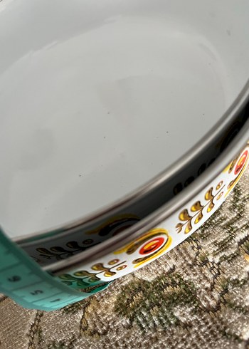 Emsan eskilerden emaye ikili tabak - Görsel 9