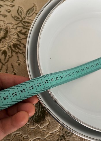 Emsan eskilerden emaye ikili tabak - Görsel 8