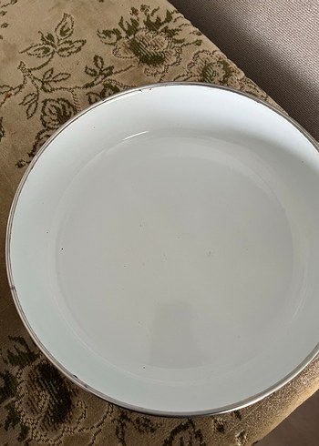 Emsan eskilerden emaye ikili tabak - Görsel 6