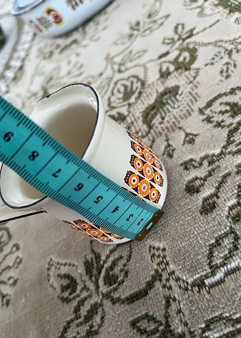 Antika ğaraoğlu emaye cezve - Görsel 9