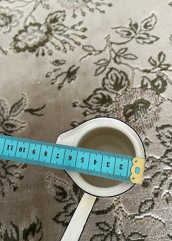 Antika ğaraoğlu emaye cezve - Görsel 8