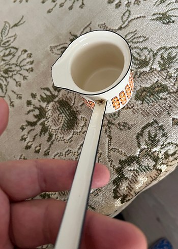 Antika ğaraoğlu emaye cezve - Görsel 7