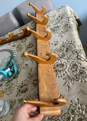 İki adet 70 lerden ahşap askı - Görsel 2