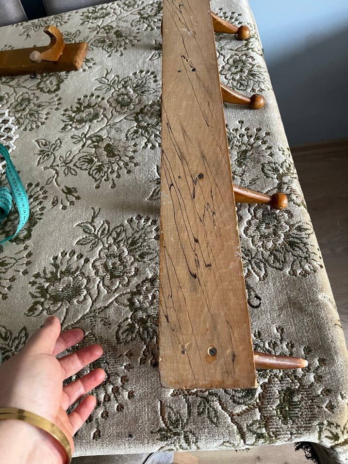 İki adet 70 lerden ahşap askı - Görsel 3