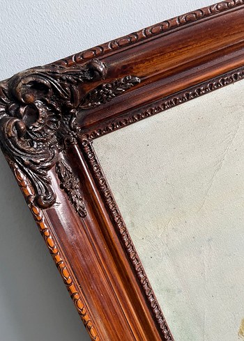 Antika yağlı boya tablo - Görsel 4