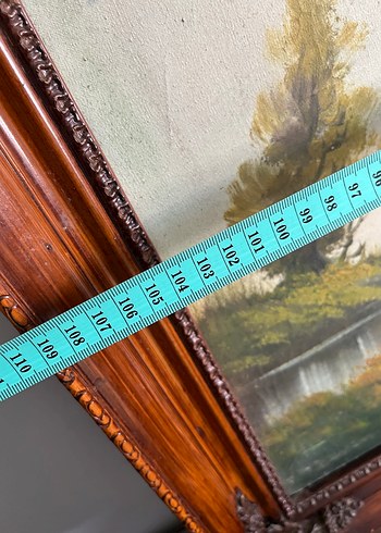 Antika yağlı boya tablo - Görsel 2