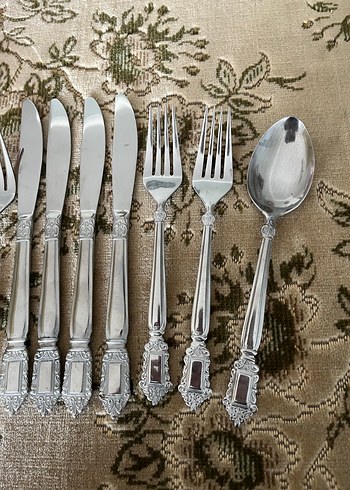 Antika çatl bıçak kaşık adet fiyatı - Görsel 4