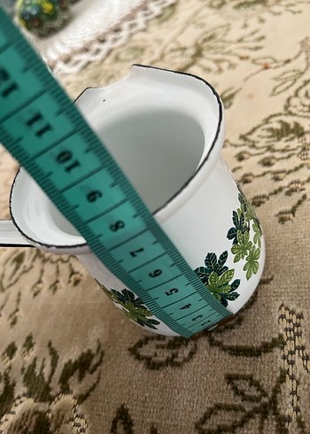 Eskilerden karaoğlu emaye cezve - Görsel 8