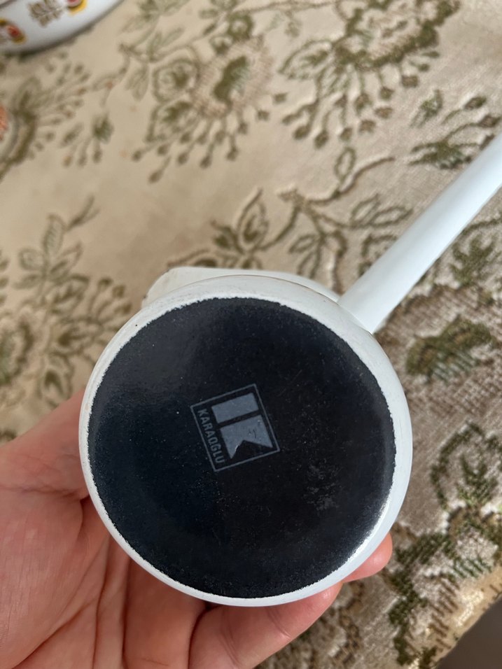 Eskilerden karaoğlu emaye cezve - Görsel 3