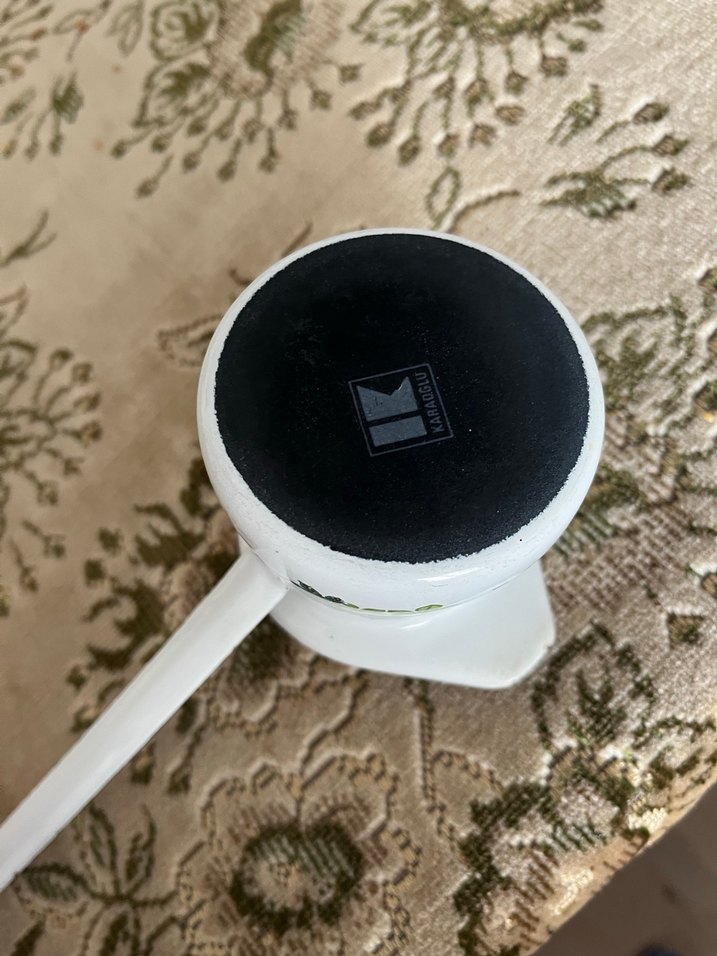 Eskilerden karaoğlu emaye cezve - Görsel 2