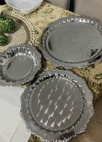 Eskilerden çay tabakları ve sunumluk - Görsel 2