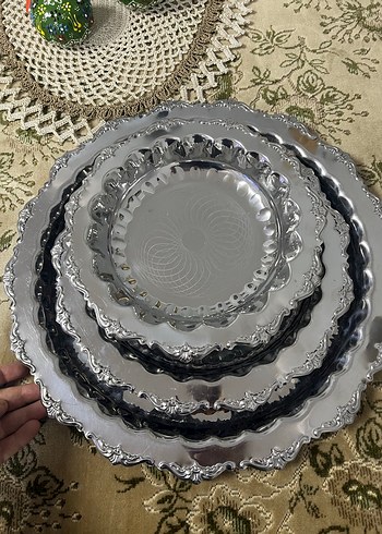 Eskilerden çay tabakları ve sunumluk - Görsel 10