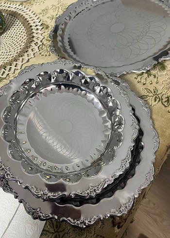 Eskilerden çay tabakları ve sunumluk - Görsel 6