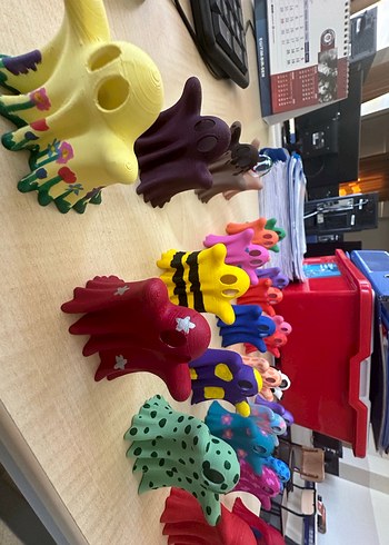 Renkli Çoklu Aksiyon Figürleri Ghost Hayalet - Görsel 3