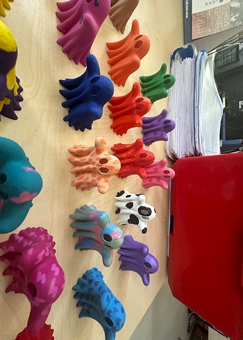 Renkli Çoklu Aksiyon Figürleri Ghost Hayalet - Görsel 6