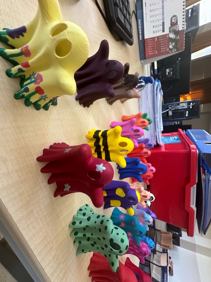 Renkli Çoklu Aksiyon Figürleri Ghost Hayalet - Görsel 3