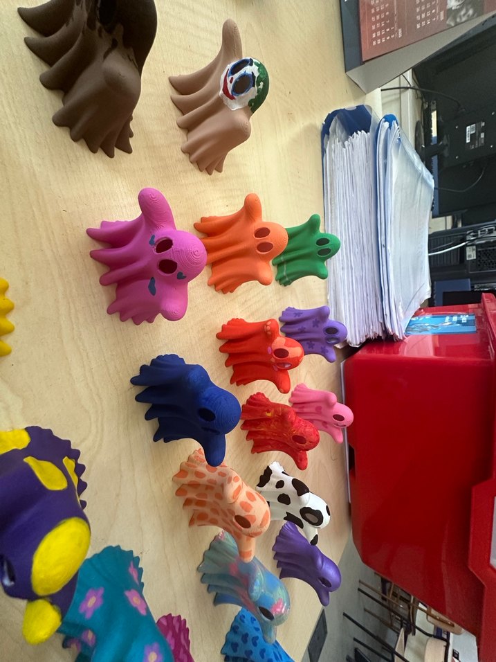 Renkli Çoklu Aksiyon Figürleri Ghost Hayalet - Görsel 5