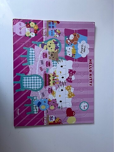 hello kittyli yapboz