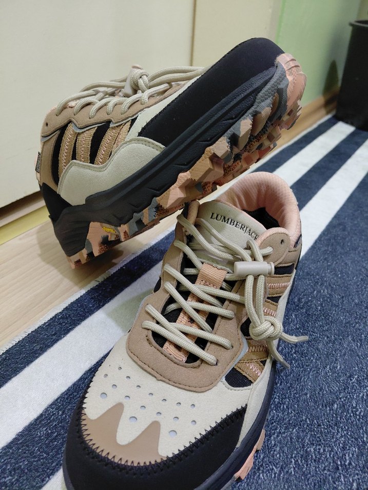 Gri Kahverengi Bağcıklı  Kadın Outdoor Ayakkabı - Görsel 5