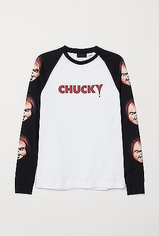 h&m #chucky mükkemmel tshirt 