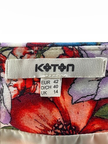 42 Beden çeşitli Renk Koton Uzun Etek %70 İndirimli.