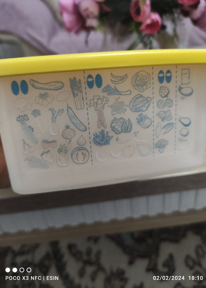 Tupperware sebze meyve saklama kabı - Görsel 4