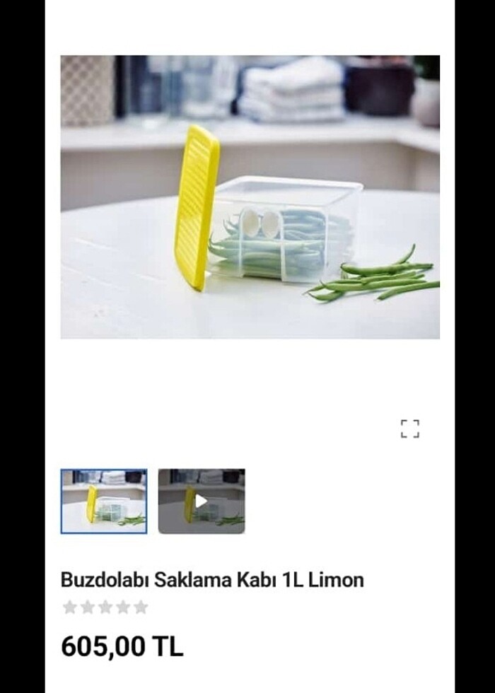 Tupperware sebze meyve saklama kabı - Görsel 2