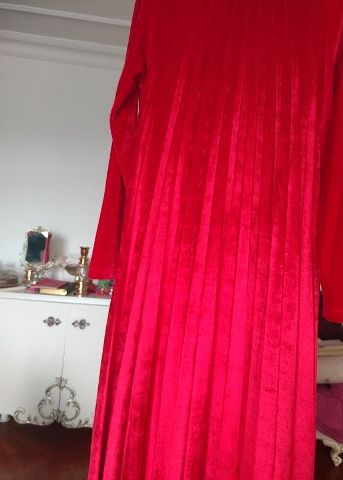 Kadife elbise  - Görsel 3