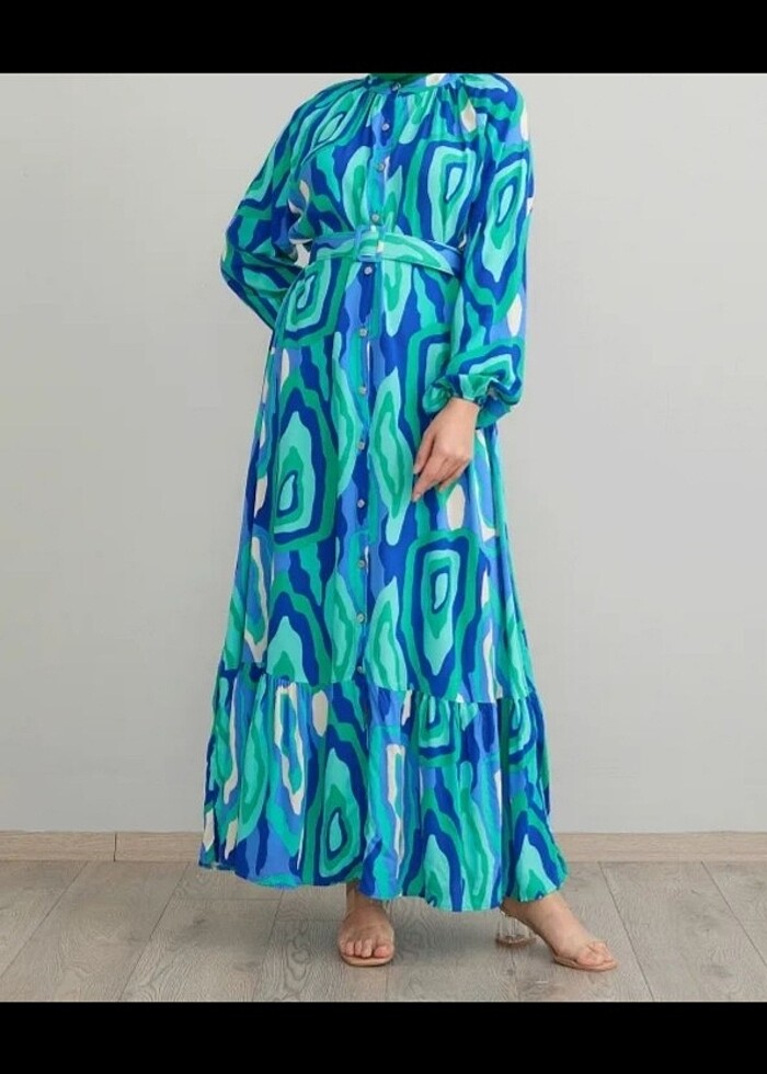 Pamuklu  elbise  - Görsel 2