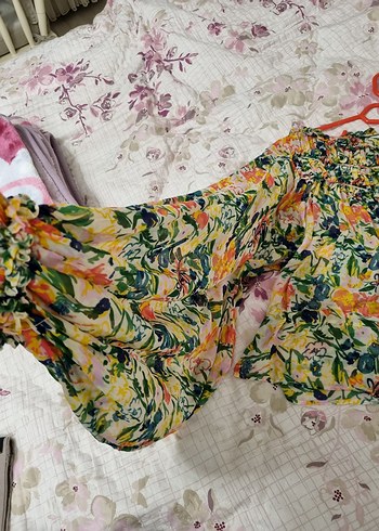 Ted Baker Orijinal Şifon Geniş Kol Tasarım Bluz - Görsel 5