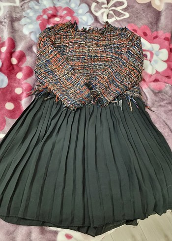 Zara hem şık hem casual Tüvit Elbise - Görsel 6