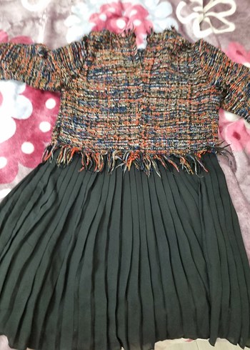 Zara hem şık hem casual Tüvit Elbise - Görsel 8