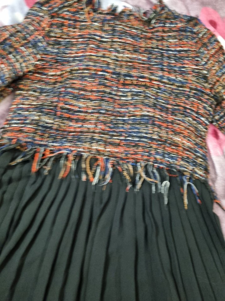 Zara hem şık hem casual Tüvit Elbise - Görsel 5