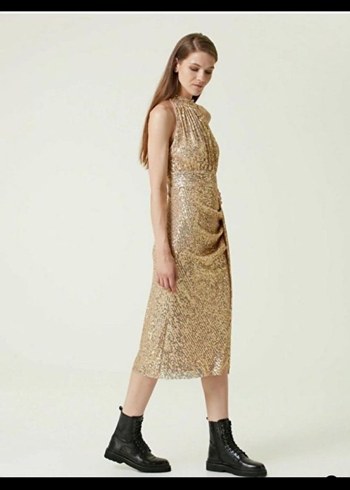 Orijinal Beymen Club Kokteyl Elbise - Görsel 2