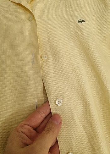 %100 orijinal Lacoste tatlı gömlek, - Görsel 2