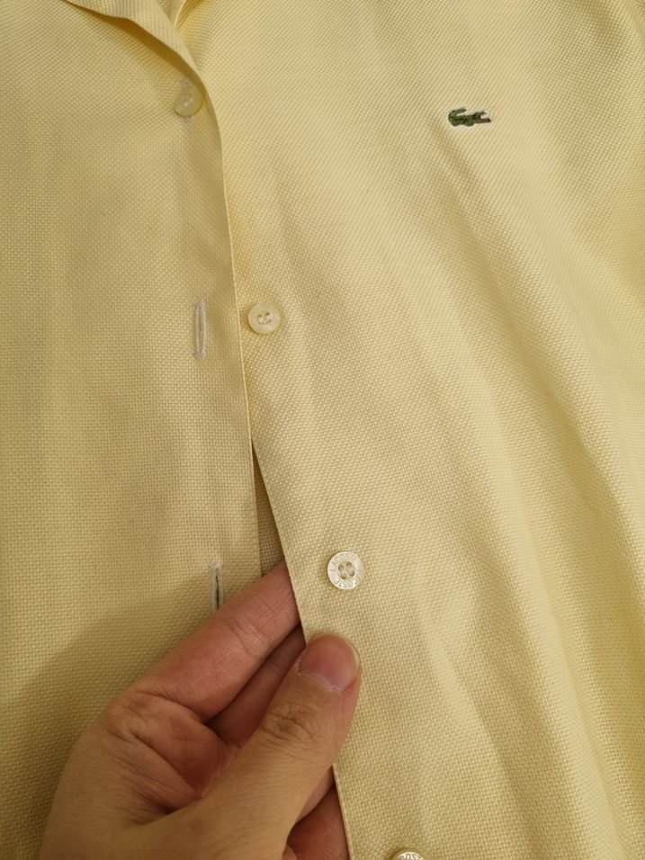 %100 orijinal Lacoste tatlı gömlek, - Görsel 2