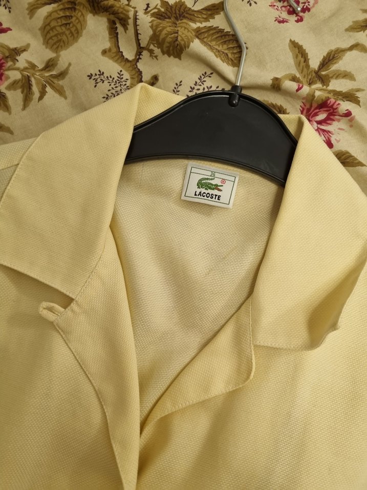 %100 orijinal Lacoste tatlı gömlek, - Görsel 3