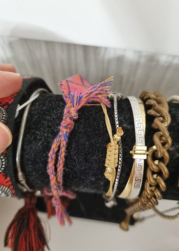 Dior Tassel Pembe Fuşya Bileklik - Görsel 2