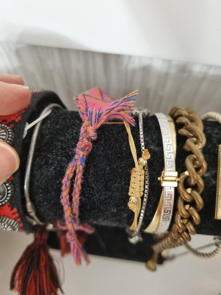 Dior Tassel Pembe Fuşya Bileklik - Görsel 2