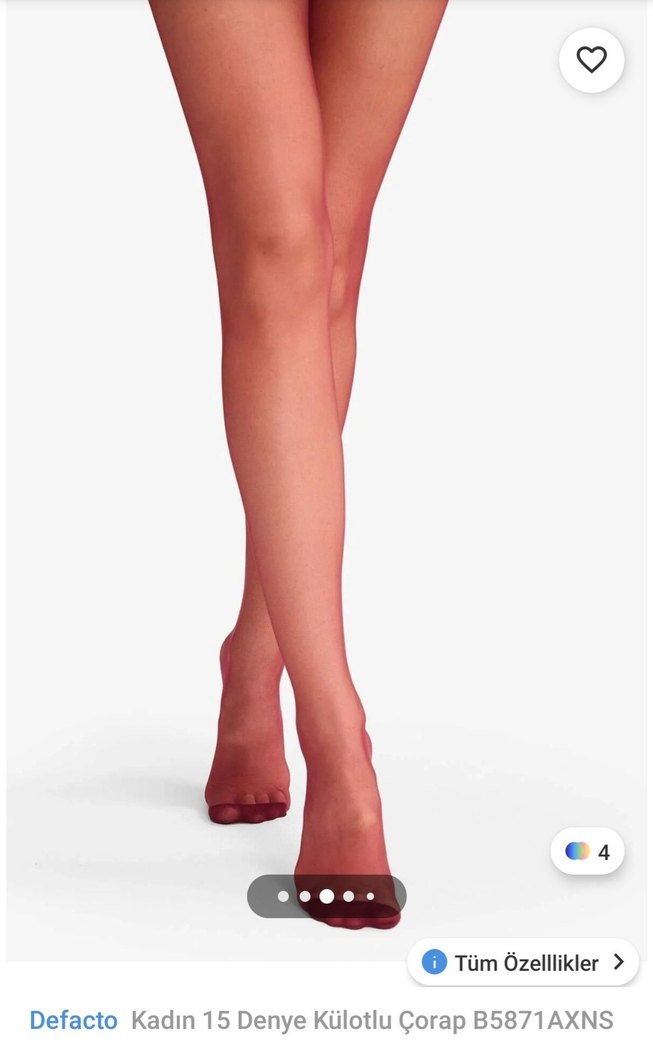 Defacto 15 Denye Kadın Külotlu Çorap - Görsel 3