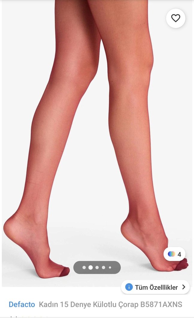 Defacto 15 Denye Kadın Külotlu Çorap - Görsel 2