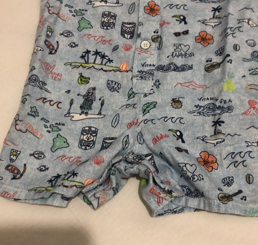 Düğmeli Kısa Kollu Erkek Bebek Tulum - Görsel 5