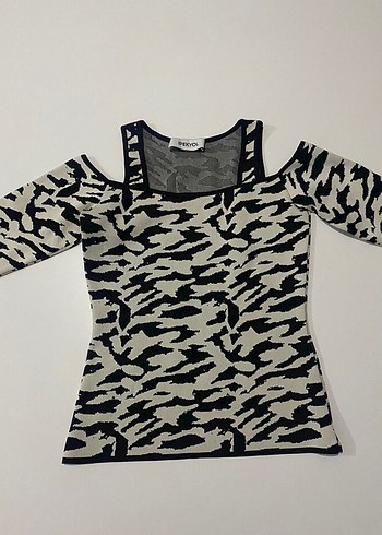 İpekyol Triko Zebra Desen Kazak - Görsel 2