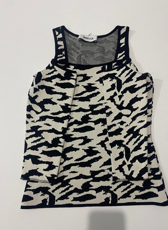 İpekyol Triko Zebra Desen Kazak - Görsel 3