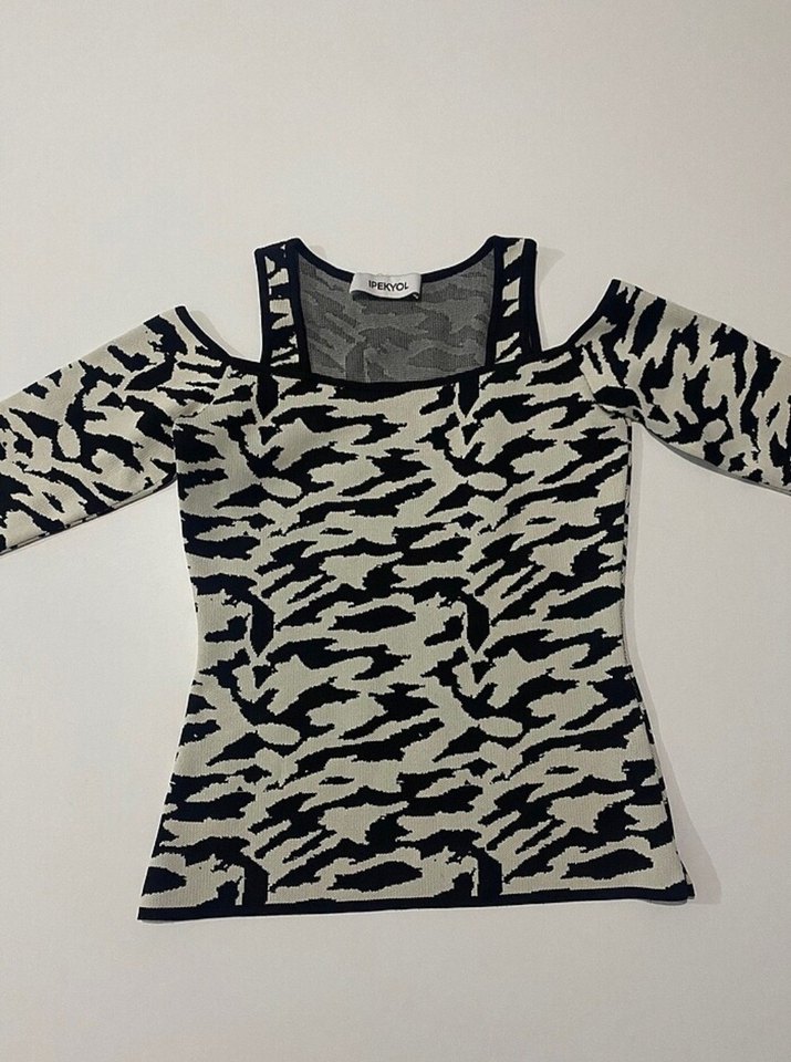 İpekyol Triko Zebra Desen Kazak - Görsel 2